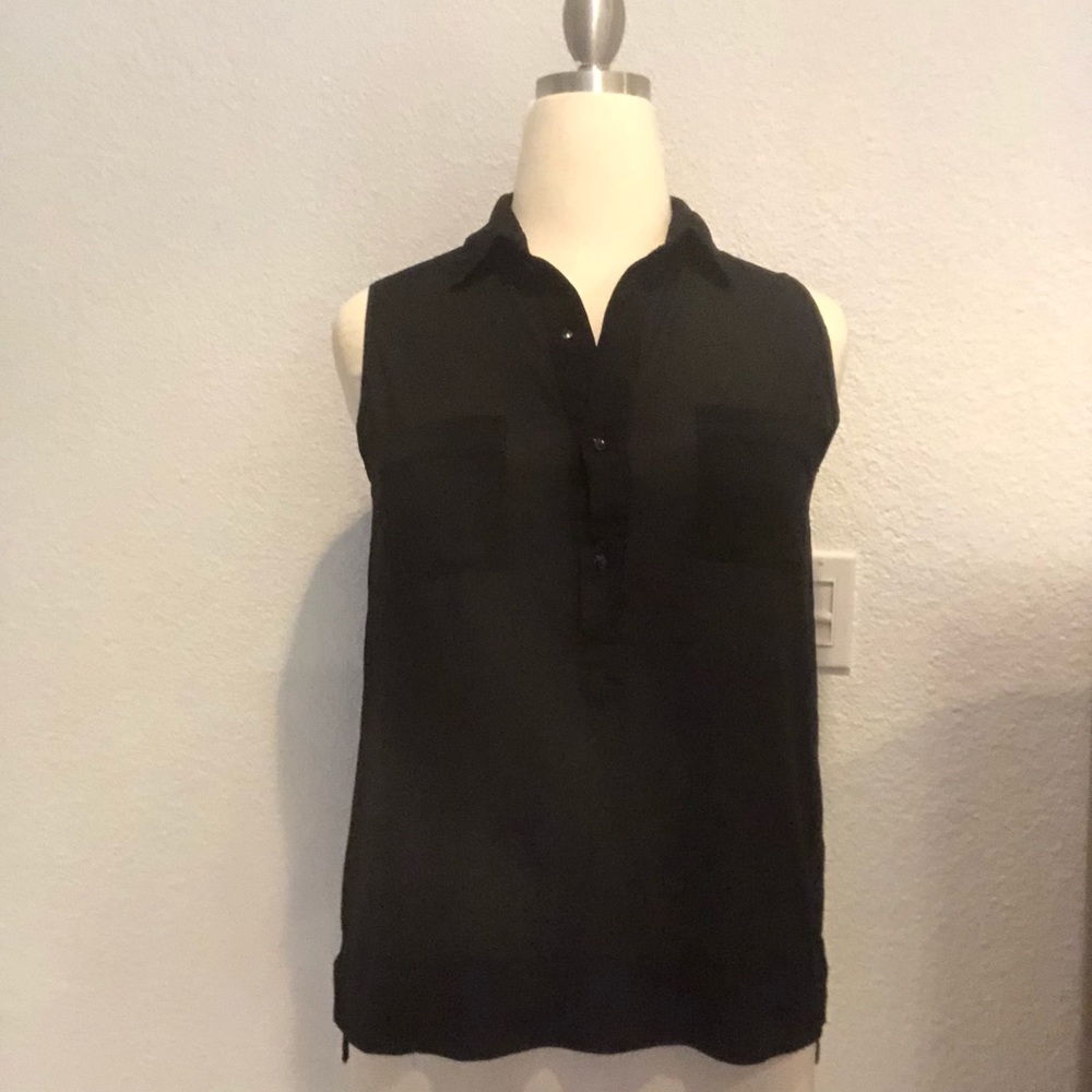 Flowy black blouse